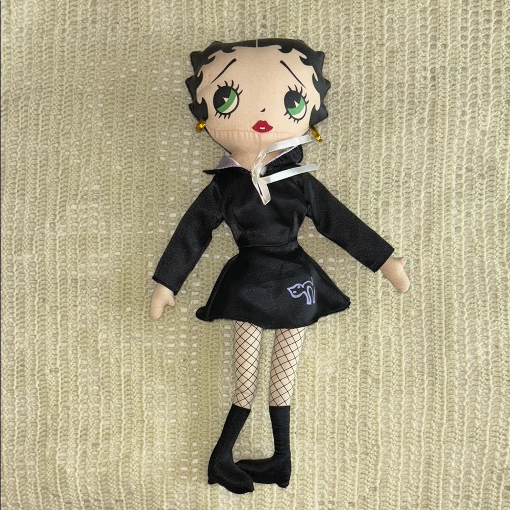 Y2k Betty Boop Doll with Fishnet Stockings
